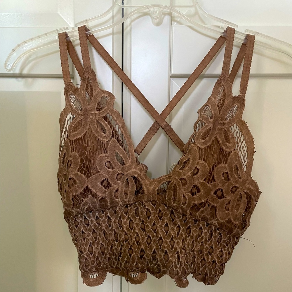 Gorgeous boho smocked bralette top - NWT